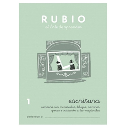[630327] CUADERNO RUBIO 1 ESCRITURA 