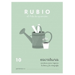 Cuaderno Rubio 10 Escritura