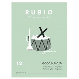 Cuaderno Rubio 12 Escritura