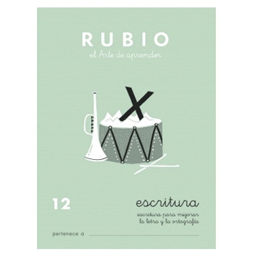 [630338] CUADERNO RUBIO 12 ESCRITURA 