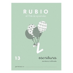 Cuaderno Rubio 13 Escritura