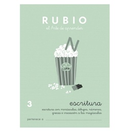 Cuaderno Rubio 3 Escritura