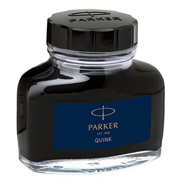 Tinta Estilográfica Parker Azul Negro 57ml
