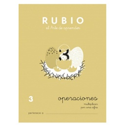 Cuaderno Rubio 3 Operaciones