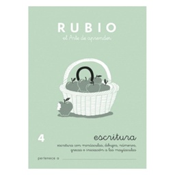 Cuaderno Rubio 4 Escritura