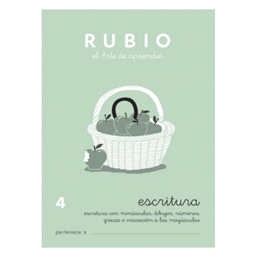 [630330] CUADERNO RUBIO 4 ESCRITURA
