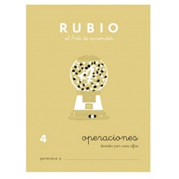 Cuaderno Rubio 4 Operaciones