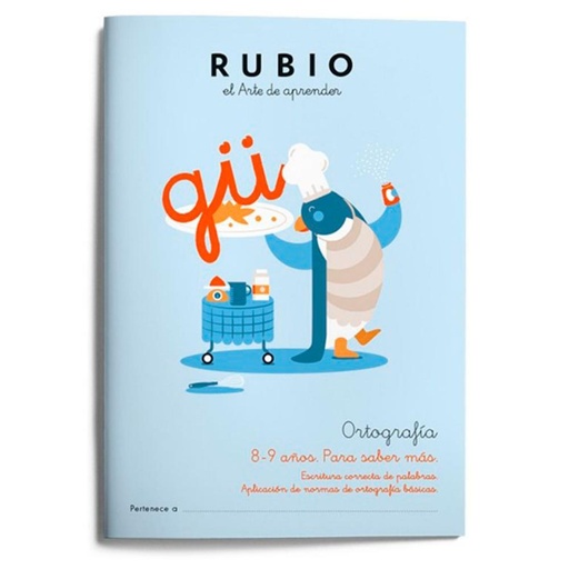 [630801] CUADERNO RUBIO 4 ORTOGRAFÍA