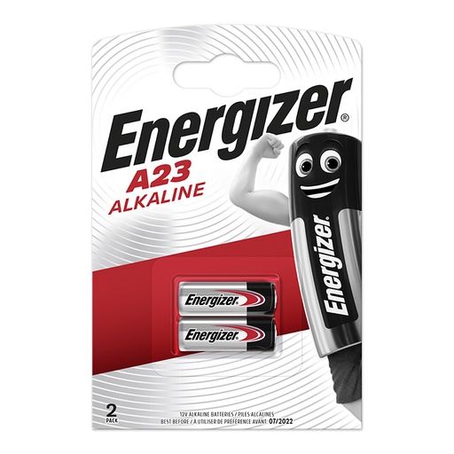[221474] PILA ENERGIZER A23 ALCALINA 12V 2 UNIDADES