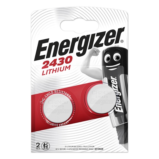 [221468] PILAS ENERGIZER CR2430 LITIO 3V 2 UNIDADES