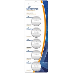 Pilas Mediarange Cr2450 Litio 3v 5 Unidades