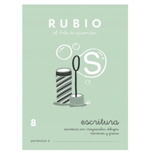 [630334] CUADERNO RUBIO 8 ESCRITURA 