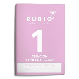 Cuaderno Rubio Atención Y Concentración
