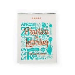 Cuaderno Rubio Bloc De Bocetos Lettering