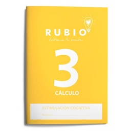 Cuaderno Rubio Cálculo Estimulación Cognitiva Nivel 3