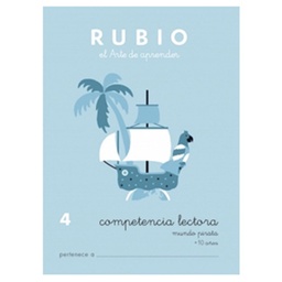 Cuaderno Rubio Competencia Lectora 4