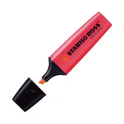 Marcador Fluorescente Stabilo Boss 70 Rojo