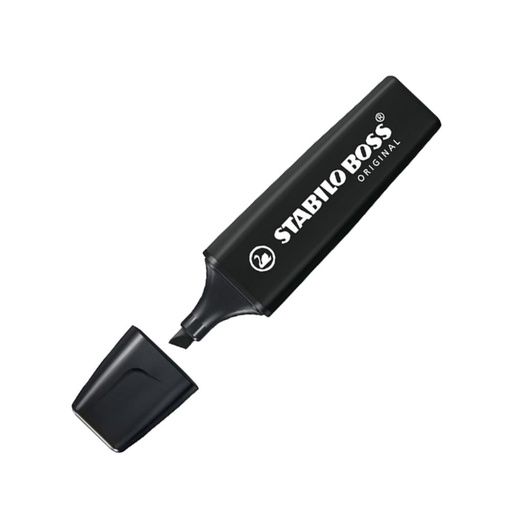 [081643] MARCADOR FLUORESCENTE STABILO BOSS 70–NEGRO