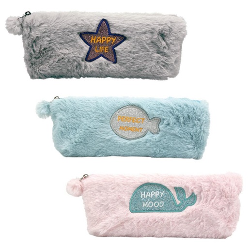 [687904] PORTATODO CAMPUS PELUCHE 1 CREMALLERA