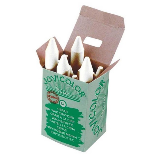 [649424] CERAS JOVICOLOR BLANCO ESTUCHE 12 UDS 