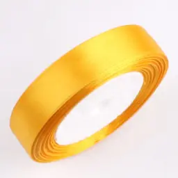 Cinta De Raso Oro 20mm×22m Satinado