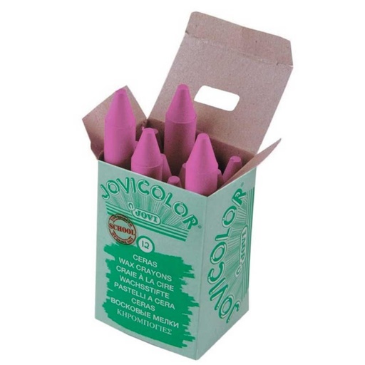 [649421] CERAS JOVICOLOR ROSA ESTUCHE 12 UDS 
