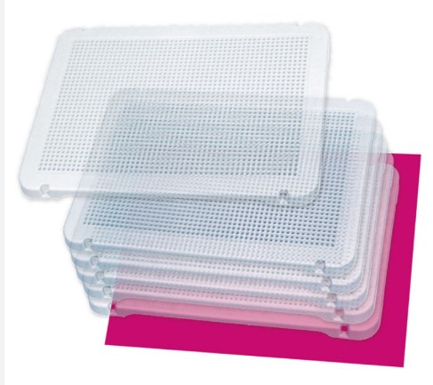 [825916] PLACA TRANSPARENTE PINCHOS 30×21CM MINILAND 3-6 AÑOS