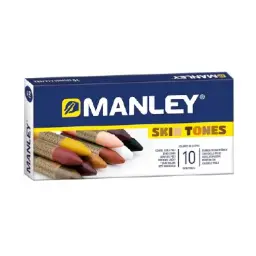 Ceras Manley Estuche 10 Colores Skin Tones