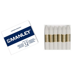 Ceras Manley Nº1 Blanco Estuche 12 Unicolor