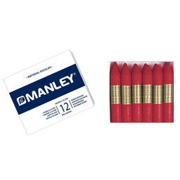 Ceras Manley Nº10 Carmin Estuche 12 Unicolor
