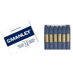 Ceras Manley Nº18 Azul Ultramar Estuche 12 Unicolor
