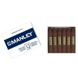 Ceras Manley Nº29 Pardo Estuche 12 Unicolor