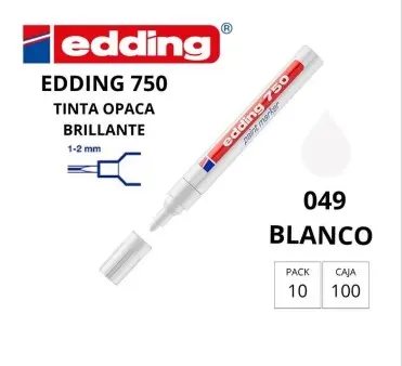 [080940] ROTULADOR EDDING PERMANENTE 750 BLANCO
