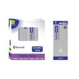 Papel De Seda Liso Blanco Bolsa 10 Hojas