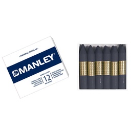 Ceras Manley Nº30 Negro Estuche 12 Unicolor