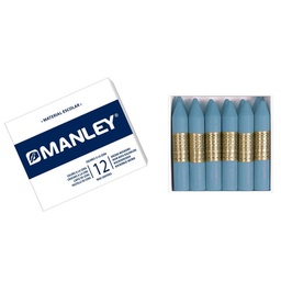 Ceras Manley Nº41 Celeste Claro Estuche 12 Unicolor