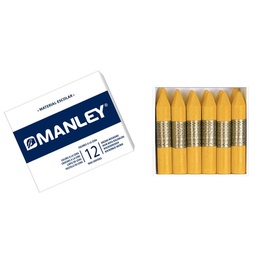 Ceras Manley Nº5 Amarillo Oscuro Estuche 12 Unicolor