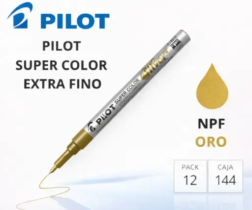 [080307] ROTULADOR PILOT ORO EXTRA FINO 