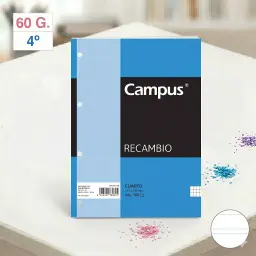 Recambio 4º 100 Hojas 60 Gramos 4-Tal 2 Rayas