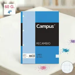Recambio 4º 100 Hojas 60 Gramos  4-Tal Mm