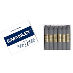 Ceras Manley Nº72 Gris Estuche 12 Unicolor