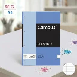 Recambio A4 100 Hojas 60 Gramos 4-Tal 2r