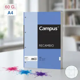Recambio A4 100 Hojas 60 Gramos Multitaladro