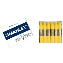 Ceras Manley Nº4 Amarillo Estuche 12 Unicolor