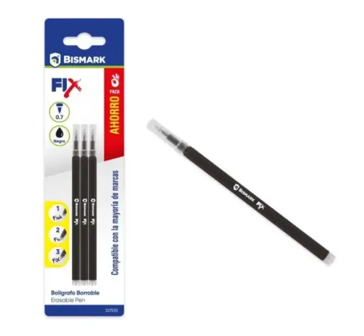 [081524] RECAMBIO BOLIGRAFO BORRABLE NEGRO 