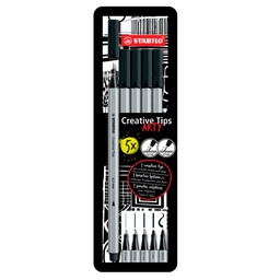 Rotulador Stabilo Arty Line Creative Tips Set 5 Puntas Diferentes
