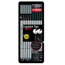 Rotulador Stabilo Creative Tips Estuche 10 Rotuladores