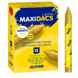 Ceras Maxidacs Oro 12uds
