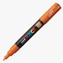 Rotulador Posca Pc-5m Naranja Claro