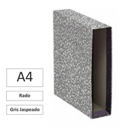 Caja Archivador A4 Gris Jaspeado Tipo Rado Raylu